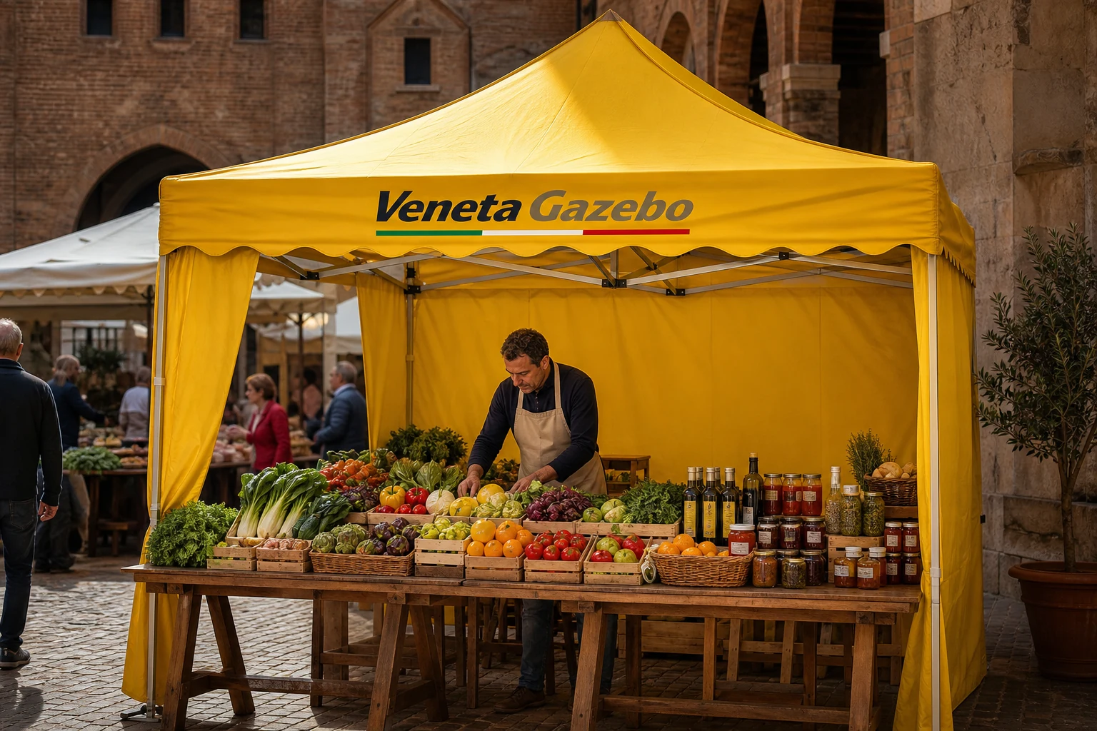 Gazebo professionale per mercatini