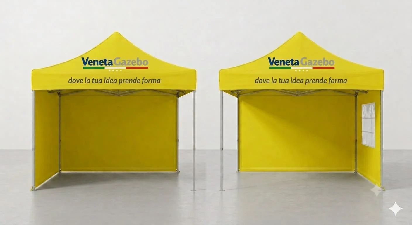 Gazebo VenetaGazebo allestito per una fiera professionale